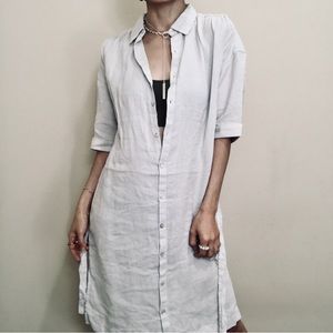 100% Linen brand new shirt dress Tahari